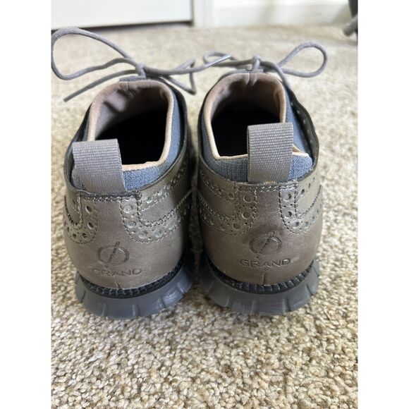 Cole Haan Zerogrand Wingtip Oxford Dress Shoes Ivory Barley Mens Size 9 - Picture 6 of 11